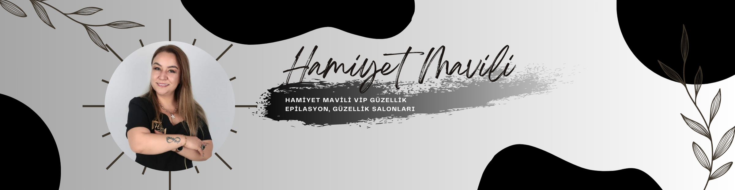 Beige Minimalist Personal Branding Youtube Banner (1920 × 498 piksel)